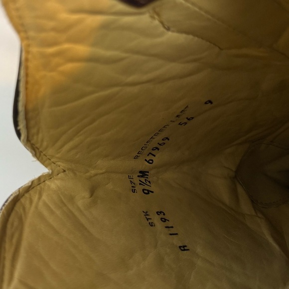 Corral Brown and Blue Boots Size 9.5 - Picture 6 of 6